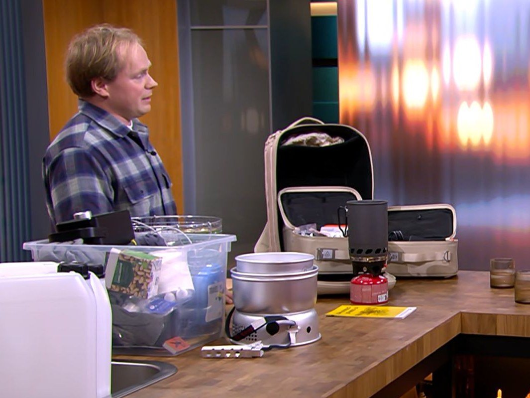 A defence engineer on SVT Sverige Live: what a home needs for seven days - Kapsel