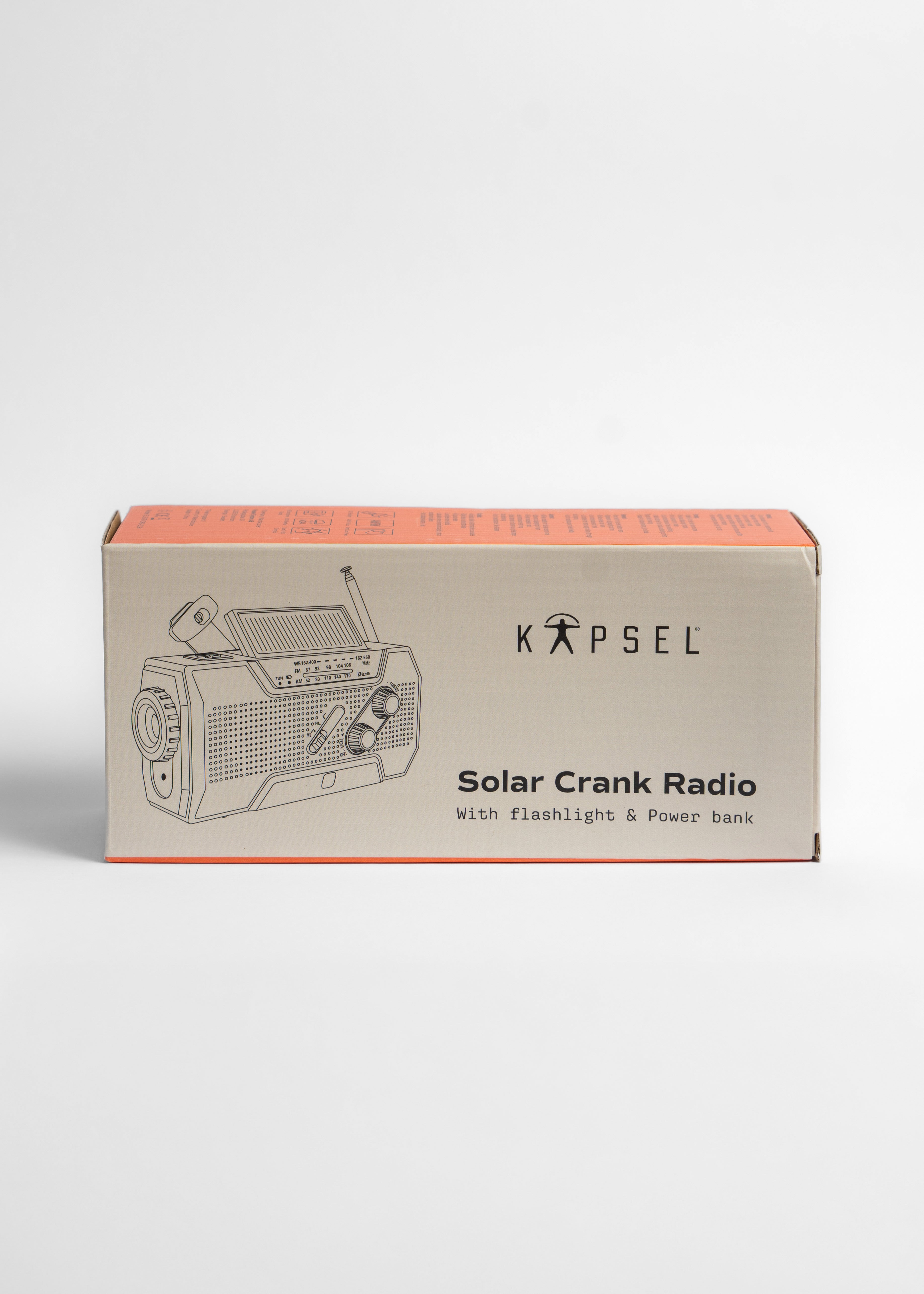 Kapsel Emergency Solar Crank Radio - Kapsel