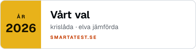 SmartaTest 2026: Vårt val